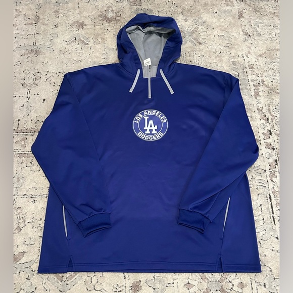 Majestic Other - Majestic Authentic Los Angeles Dodgers Hoodie Polyester Sweatshirt Men’s Sz: 3XL